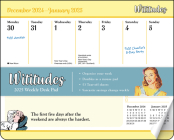 Wititudes 2025 Weekly Desk Pad Calendar: The First Five Days After the Weekend Are Always the Hardest By Wititudes Cover Image