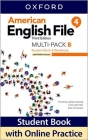American English File Level 4 Student Book/Workbook Multi-Pack B with Online Practice By Oxford University Press Cover Image