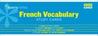 French Vocabulary Sparknotes Study Cards: Volume 9 Cover Image