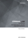 Criminal Law Guidebook: New South Wales, Victoria and South Australia By John Anderson Cover Image