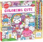 Coloring Cute [With Pens/Pencils] By Klutz Press, Scholastic Cover Image