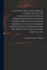 A Letter From the Annual Committee of the Convention of Royal Boroughs to the Several Boroughs of Scotland by Order of the Last General Convention for Cover Image