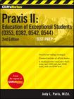 CliffsNotes Praxis II Education of Exceptional Students (0353, 0382, 0542, 0544), Second Edition Cover Image