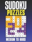 Sudoku Puzzles: Medium & Hard Sudoku Puzzles Suduko Books for Adults with Full solutions. Cover Image