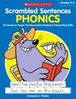 Scrambled Sentences: Phonics: 40 Hands-on Pages That Boost Early Reading & Handwriting Skills Cover Image