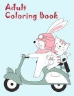 Adult Coloring Book: Easy Coloring pages from cute animals By Creative Color Cover Image