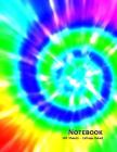 Notebook: Green, Pink, Blue, and Yellow Tie Dye - 100 Sheets - College Ruled (8.5 x 11) Cover Image