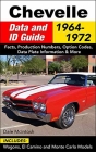 Chevelle Data & Id Guide: Includes Wagons, El Camino and Monte Carlo Models By Dale McIntosh Cover Image