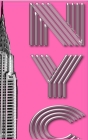 New York City Chrysler Building pink Drawing Writing creative blank journal Cover Image