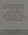 New Hampshire Revised Statutes Title 54 Executions, Levies, Bail, and the Relief of Poor Debtors Cover Image