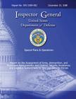 Special Plans & Operations Report No. SPO-2009-002 - Report on the Assessment of the Arms, Ammunition, and Explosives Accountability and Control; Secu Cover Image