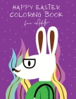 Happy Easter Coloring Book for Adults By Michael Blackmore Cover Image