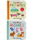First Words and Animals 2 Pack (Babies Love) By Scarlett Wing, Martina Hogan (Illustrator), Cottage Door Press (Editor) Cover Image
