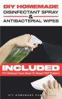 DIY Homemade Disinfectant Spray & Antibacterial Wipes: Easy Step-by-Step Guide (with Pictures) to Make your Hand Sanitizer Germicidal Wipes & Sanitizi By Diy Homemade Publishing Cover Image