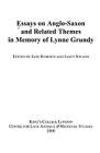 Essays on Anglo-Saxon and Related Themes in Memory of Lynne Grundy Cover Image