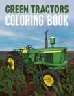 Green Tractors Coloring Book Cover Image