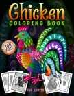 Chicken Coloring Book For Adults: An Adults Chicken and Rooster Coloring Book with Hens Chickens and Chicks for Stress Relief and Relaxation with Uniq By Pretty Grateful Mind Cover Image