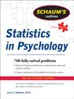 Schaum's Outline of Statistics in Psychology By Larry Stephens Cover Image