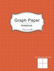 Graph Paper Notebook 8.5 X 11: Graphing Composition Notebooks with Graph Paper 1/2 Inch Squares Cover Image
