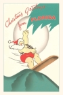 Vintage Journal Christmas Greetings from Florida, Surfing Santa By Found Image Press (Producer) Cover Image
