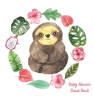 Sloth Baby Shower guest book Cover Image