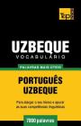 Vocabulário Português-Uzbeque - 7000 palavras mais úteis By Andrey Taranov Cover Image