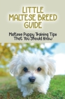 Little Maltese Breed Guide: Maltese Puppy Training Tips That You Should Know: How To Care For A Maltese Dog Cover Image