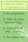 Advice From Chameleons: Useful Motivational Notebook For All that Love Beautiful Chameleons By Owthornes Notebooks Cover Image