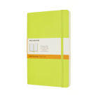 Moleskine Classic Notebook, Large, Ruled, Lemon Green, Soft Cover (5 X 8.25) By Moleskine Cover Image