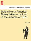 Salt in North America. Notes Taken on a Tour ... in the Autumn of 1876. Cover Image