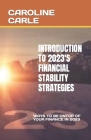 Introduction to 2023's Financial Stability Strategies: Ways to Be Ontop of Your Finance in 2023 Cover Image