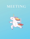 I'm only in this MEETING because I'd make a terrible stripper: 8.5x11 Meeting Notebook and Survival Guide By Gadfly Books Cover Image