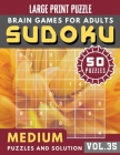 Sudoku Medium: sudoku puzzle books one per page - Sudoku puzzle for memory Sudoku Quest for Adults & Seniors and Sudoku Solver (Sudok By Sophia Parkes Cover Image