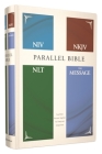 Niv, Nkjv, Nlt, the Message, (Contemporary Comparative) Parallel Bible, Hardcover By Zondervan Cover Image