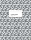 Isometric Dot Grid Notebook: Isometric Design in Grey, Large Composition Notebook 3D Dot Grid Cover Image