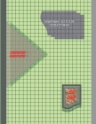 Graph Paper Notebook 8.5 x 11 IN, 21.59 x 27.94 cm: 1 & 1/3 inch squares =3 squares per inch, perfect binding, non-perforated, Double-sided Compositio By Dy Cover Image