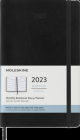 Moleskine 2023 Monthly Planner, 12M, Large, Black, Soft Cover (5 x 8.25) Cover Image