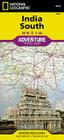 India South Map (National Geographic Adventure Map #3014) By National Geographic Maps Cover Image