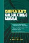 Carpenter's Calculations Manual By Roger Tarbox, R. Woodson Cover Image