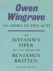 Owen Wingrave: Libretto (Faber Edition) By Benjamin Britten (Composer) Cover Image