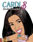 Cardi B Superfan Coloring Book Cover Image