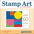 United States Postal Service Stamp Art 2025 Wall Calendar Cover Image
