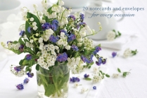 Card Box of 20 Notecards and Envelopes: Forget-Me-Nots: A Delightful Pack of High-Quality Flower Gift Cards and Decorative Envelopes Cover Image