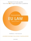 Eu Law Concentrate: Law Revision and Study Guide By Matthew Homewood Cover Image